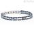Blue bracelet for men Nomination strong steel with plate 028302/007