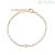 Stroili woman bracelet pink metal crystals 1658248 romantic shine