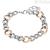 Stroili woman bracelet two-tone steel groumette 1671125 lady code