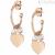 Nomination woman heart pearl earrings 925 Silver 147713/002 Melodie collection