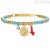 Chakra Brosway golden shell rigid woman bracelet in 316L steel BHKL32