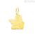 Angel pendant with prayer Yellow Gold Stroili 1411710 Poeme