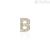 Letter B Earring Yellow Gold Stroili with zircons 1415491 Poeme