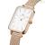 Daniel Wellington women's watch rectangular rose DW00100431 steel Pressed Melrose