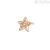 Single earring star Rosato Mix and Match 925 Silver RZO026 with zircons