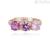 Trilogy degradè ring Mabina woman 523149 925 silver with pink zircons