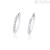 Woman earrings Mabina silver zircons 563138