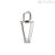 Single earring Valentina Ferragni Silver 925 Silver with zircons DVF-OR-LU3 Uali Silver