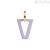 Single earring Valentina Ferragni Lilac 925 Silver DVF-OR-BA2 Uali Lilac