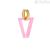 Single earring Valentina Ferragni Pink 925 Silver DVF-OR-BA4 Uali Pink