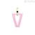 Single earring Valentina Ferragni Pink 925 Silver DVF-OR-BA4 Uali Pink