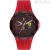 Scuderia Ferrari Pista red and black multifunctional men's watch FER0830723 silicone