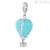 Rosato blue hot air balloon pendant RZ187R 925 silver with zircons