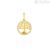 Tree of Life Pendant 9Kt Yellow Gold with Stroili Cubic Zirconia Woman 1412800 Poeme