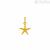 Starfish Pendant 9Kt Yellow Gold Stroili Woman 1411899 Poeme