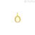 Woman pendant letter O 9Kt Yellow Gold Stroili 1411867 Poeme