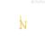 Woman pendant letter N 9Kt Yellow Gold Stroili 1411866 Poeme
