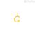 Woman pendant letter G 9Kt Yellow Gold Stroili 1411862 Poeme
