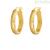 Women's hoop earrings Yellow Gold Stroili 1415891 Toujours