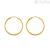 Women's hoop earrings Yellow Gold Stroili 1401734 Toujours