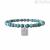 Kidult men's friendship bracelet 731990 steel with turquoise Love collection