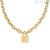 Breil Promise woman golden necklace with TJ3079 steel padlock