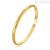 Brosway golden rigid woman bracelet BWY26 WITHYOU faceted steel