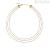 Breil Sinuous women's gold multi-strand necklace TJ3095 steel