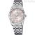 Festina Mademoiselle pink woman time only watch F16940 / C steel with crystals