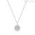 Amen Flower of Life woman necklace CLFLBBZ3 925 silver with zircons