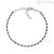 Woman tennis bracelet black and white Amen Silver 925 BTABBN16