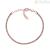 Woman Rosy Tennis Bracelet Amen BTRCH16 Silver 925