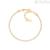 Woman Tennis golden bracelet Amen BTGB16 925 silver with white zircons