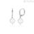 Woman hook earrings with pearl Mabina Argento 563119