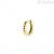 Golden piercing headband with studs Rue des Mille PRZ-010 M3 AU 925 silver