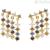 PD Paola Five woman earrings Silver 925 multicolor zircons AR01-293-U