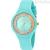 Liu Jo Dancing Sport woman time only watch in aquamarine silicone and gold with crystals TLJ1425