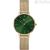 Daniel Wellington women's Petite Emerald golden watch only time DW00100479
