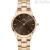 Daniel Wellington women's watch Iconic Link Amber only time brown and pink DW00100461