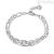 Brosway 316L steel groumette chain woman bracelet with Swarovski BYM103