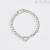 Mabina woman heart 925 silver bracelet with oval links 533506