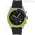 Emporio Armani black and yellow men's chronograph watch AR5865 steel silicone strap