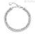 Brosway women's tennis wish dream bracelet double wire 316L steel BEI045
