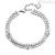 Brosway women's tennis bracelet Wish Success double wire 316L steel BEI047