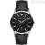 Men's watch only time Emporio Armani black AR11186 leather strap