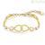 Brosway Ribbon Infinito 316L steel woman bracelet with BBN26 crystals