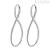 Brosway Ribbon Infinito women's earrings 316L steel BBN27
