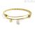 Bracciale donna torchon perla acciaio colore oro Marlù 2BR0087G collezione Basi