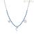 Blue enamel moon woman necklace 316L steel Brosway Chant BAH61