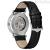 Bulova Clipper Skelethon automatic men's watch black background 96A279 leather strap